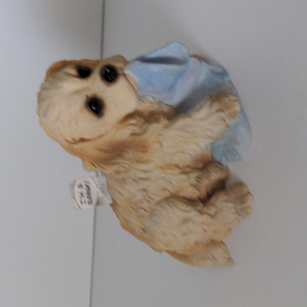 Stone Critters Resin Dog Bank